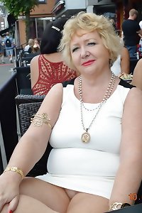 plus-size blond grandma