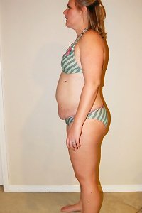 sensuous curvaceous woman sensually teasing her counterpart